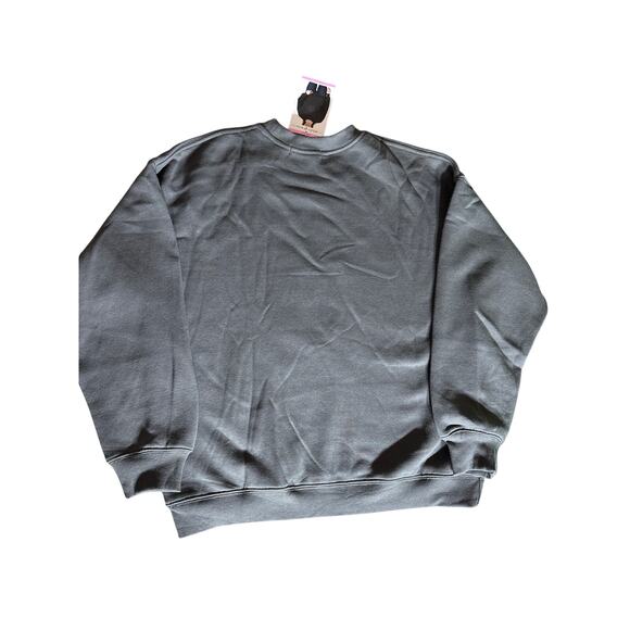 State of Mine womens Paris embroidered crewneck sweatshirt in dark grey Size S - Picture 3 of 7